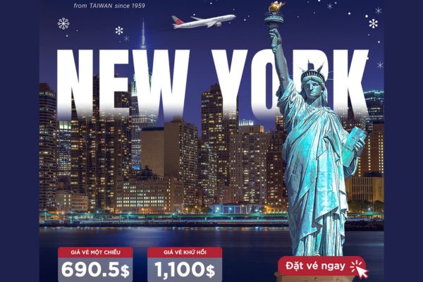 Đón Noel Tại Bắc Mỹ Với Vé Bay Ưu Đãi Từ China Airlines