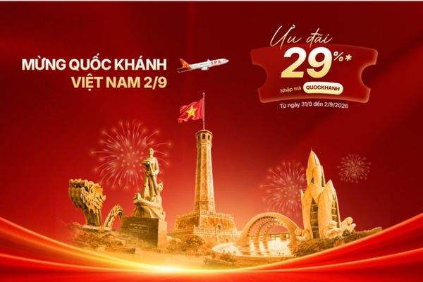 Đ&oacute;n Quốc Kh&aacute;nh 2/9, Săn V&eacute; M&aacute;y Bay Sun PhuQuoc Airways Giảm 29%