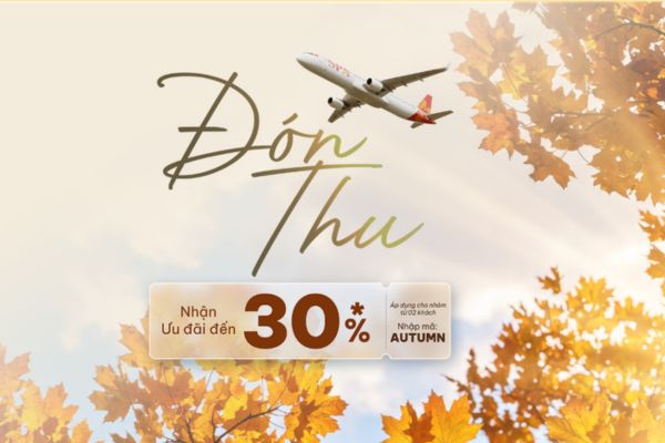 Đón Thu Rực Rỡ Cùng Sun PhuQuoc Airways – Vé Ưu Đãi Đến 30%