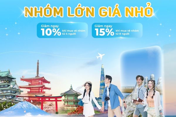 Du Lịch C&agrave;ng Đ&ocirc;ng C&agrave;ng Tiết Kiệm C&ugrave;ng Vietnam Airlines