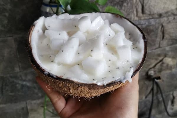 Du lịch về sứ dừa sáp thưởng thức đặc sản dừa sáp dằm