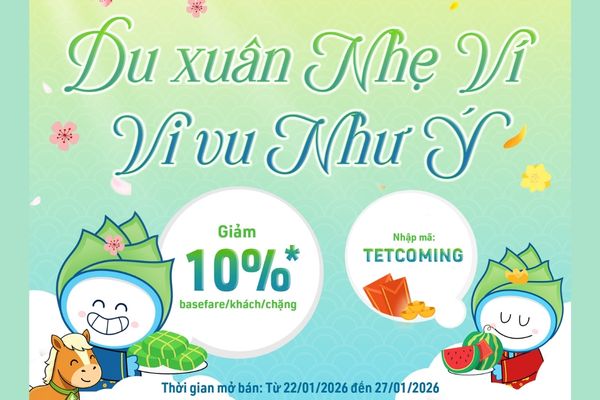 Du xu&acirc;n như &yacute; chi ph&iacute; hợp l&yacute; c&ugrave;ng Bamboo Airways 2026