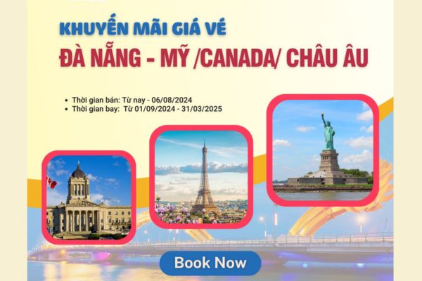 China Airlines Giảm Giá Đặc Biệt Đà Nẵng - Mỹ/Châu Âu/Canada
