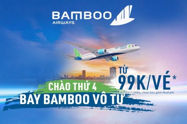 Giá vé máy bay khứ hồi đi Đà Nẵng Bamboo Airways