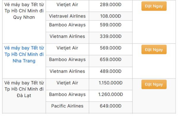 Giá Vé Máy Bay Mùng 3 Tết Và Các Chương Trình Khuyến Mãi Hấp Dẫn