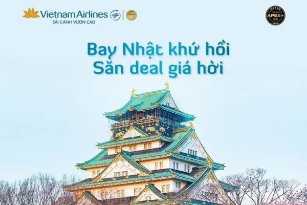 Giảm 15% giá vé bay Nhật Bản cùng Vietnam Airlines