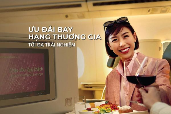 Hạng Thương gia Vietnam Airlines bay đến Đài Loan 