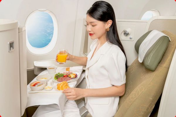 Hạng Thương gia Vietnam Airlines bay đến Đài Loan