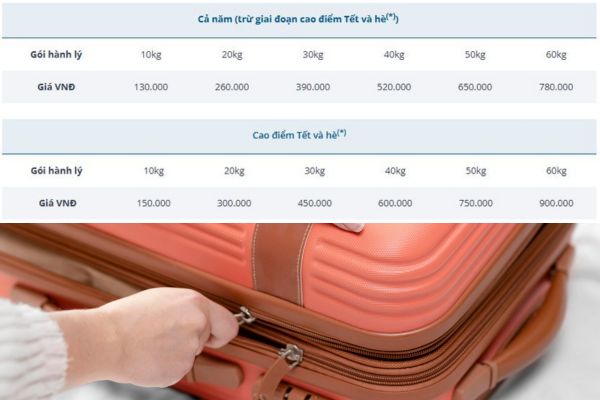 Hành lý ký gửi khi bay Bamboo Airways nội địa: Mỗi hành khách được mua bao nhiêu?