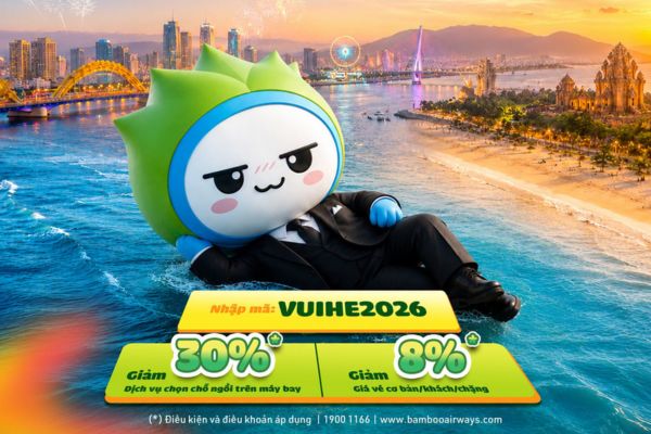 H&egrave; S&ocirc;i Động C&ugrave;ng Chương Tr&igrave;nh Ưu Đ&atilde;i K&eacute;p Của Bamboo Airways