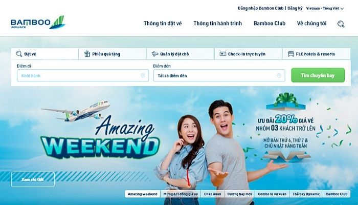 Hướng dẫn cách đặt vé máy bay Bamboo Airways chi tiết nhất