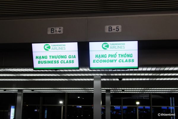 Khám phá ưu đãi hạng thương gia Turkmenistan Airlines