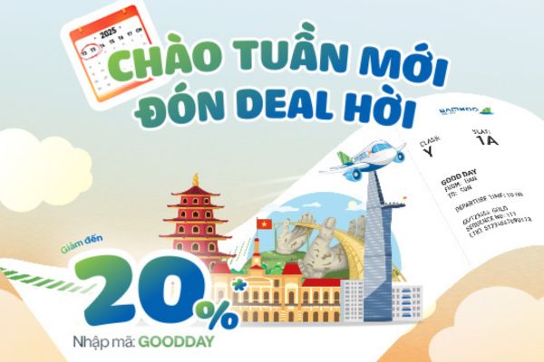 Khởi đầu tuần mới săn liền deal xịn cùng Bamboo Airways!