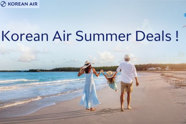 Korean Air Summer Deals Ưu đãi vé máy bay mùa hè lên đến 10%