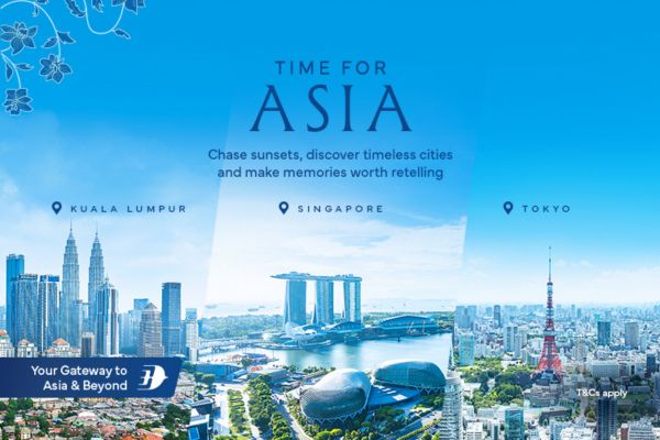 Malaysia Airlines ưu đãi giảm 20% vé máy bay đi Châu Á