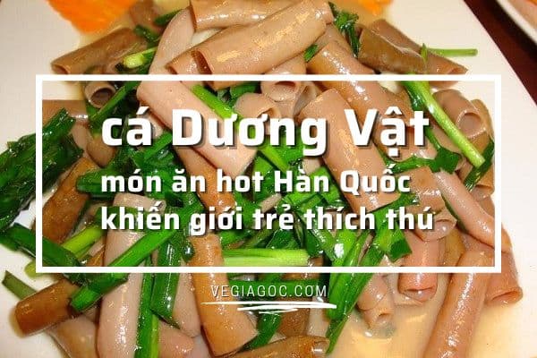 Món ngon độc lạ từ Cá dương vật nổi tiếng trong phim Hàn