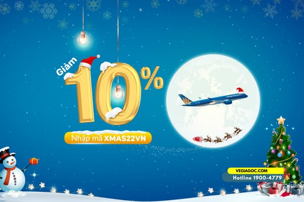 Mừng Giáng Sinh an lành dành ngàn ưu đãi cùng Vietnam Airlines