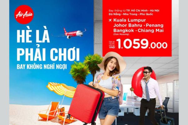 Nhận ngay khuyến mãi 20% – 25% giá vé từ Air Asia