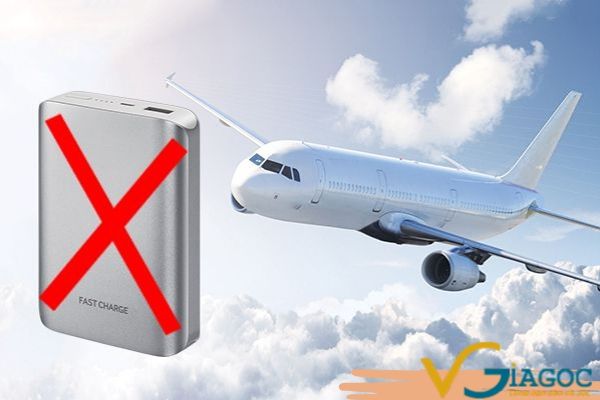 Sạc dự phòng có được phép mang lên máy bay hay không