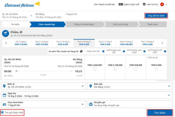 Săn khung giờ v&agrave;ng, mở lối h&agrave;nh tr&igrave;nh tiết kiệm c&ugrave;ng Vietravel Airlines