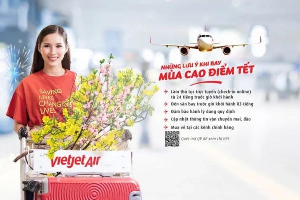 Săn Ngay Vé Tết 2025 Vietjet Mở Bán 2,6 Triệu Vé Giá Từ 890.000 Đồng