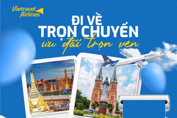 Đi về trọn chuyến &ndash; Săn ưu đ&atilde;i h&egrave; 2026 c&ugrave;ng Vietravel Airlines