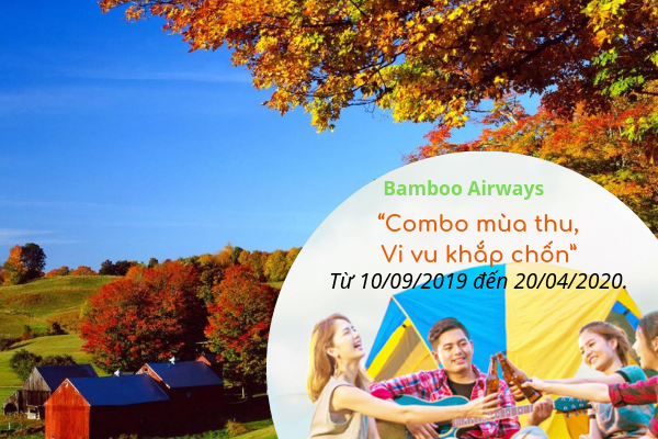 Săn vé máy bay giá rẻ tháng 11 2020 Bamboo Airways