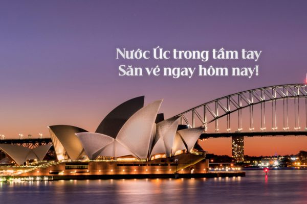 Săn vé máy bay đi Úc giá hấp dẫn cùng Vietnam Airlines