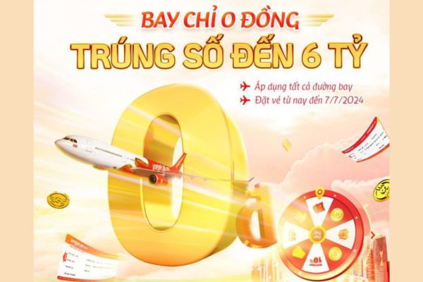 Săn Vé Máy Bay Siêu Rẻ Cùng VietJet Vào Ngày Đôi 07/07