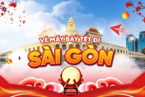 Săn vé máy bay Tết Vietjet Air đi Sài Gòn giá rẻ bất ngờ