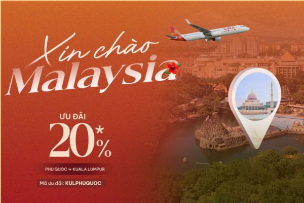 Săn vé Phú Quốc – Kuala Lumpur giảm 20%, khám phá Malaysia