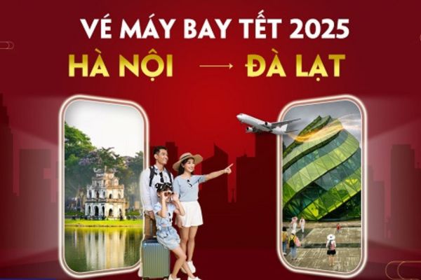 Săn vé Tết 2025 Hà Nội Đà Lạt giá rẻ ngắm mai anh đào