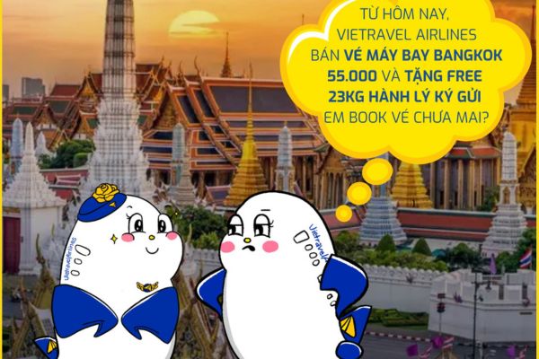 Sawadee Th&aacute;i tặng th&ecirc;m 23kg h&agrave;nh l&yacute; k&yacute; gửi c&ugrave;ng Vietravel Airlines