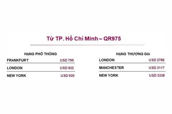 Si&ecirc;u ưu đ&atilde;i chuyến bay m&ugrave;a lễ hội Quata Airways