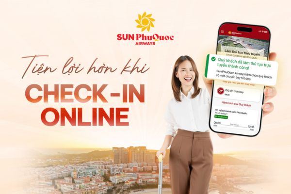 Sun Phu Quoc Airways: Chọn ghế yêu thích không lo phát sinh phí