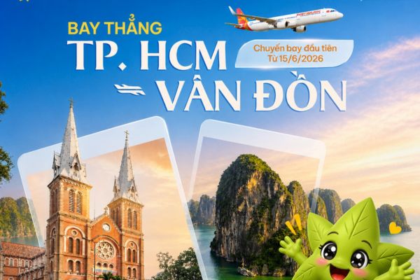 Sun PhuQuoc Airways Chính Thức Vận Hành Chặng Bay TP.HCM – Vân Đồn