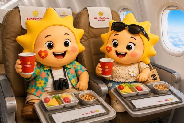 Sun PhuQuoc Airways Mở 3 Đường Bay Mới Đến Cam Ranh, Hải Ph&ograve;ng V&agrave; Ph&uacute; Quốc