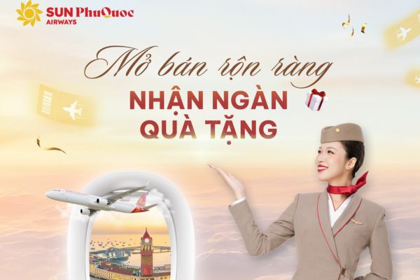 Ưu đãi cực chất: Sun PhuQuoc Airways tặng hành lý ký gửi cho mọi hành trình