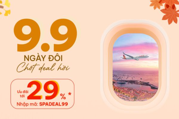 Sun PhuQuoc Airways Tung Deal 9/9: Ưu Đ&atilde;i V&eacute; M&aacute;y Bay Đến 29%