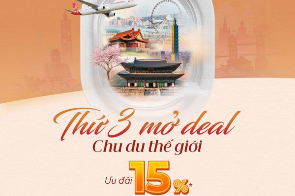 Sun PhuQuoc Airways: Ưu Đ&atilde;i V&eacute; Hấp Dẫn Ng&agrave;y Thứ 3 H&agrave;ng Tuần