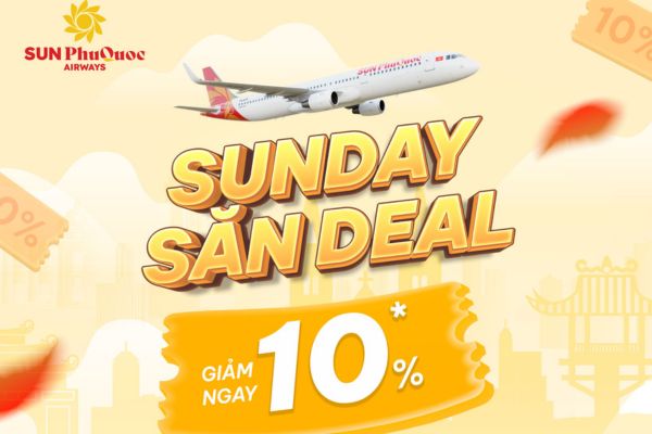 Sun PhuQuoc Airways ưu đãi vé máy bay độc quyền mỗi Chủ Nhật