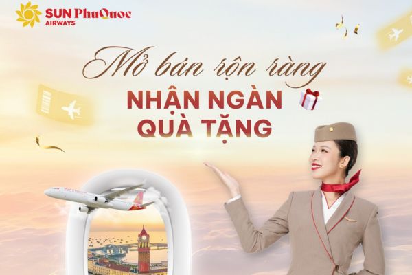 Sun PhuQuoc Airways ưu đãi vé máy bay độc quyền mỗi Chủ Nhật