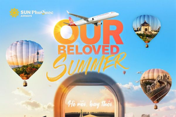 Sun PhuQuoc Airways Ưu Đãi Đến 20% Vé Máy Bay Nhóm Mùa Hè 2026