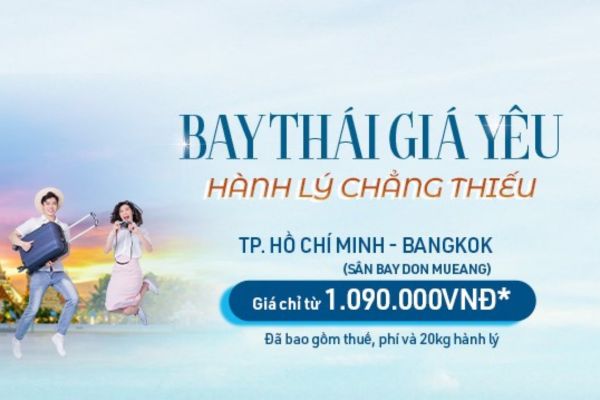 Thái Lan cùng Bamboo Airways Giá rẻ hành lý vô tư