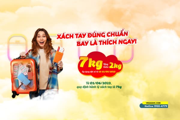 Tháng hè du hý Vietjet ưu đãi hành lý bay khắp muôn nơi