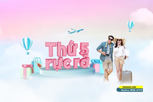 Thứ 5 rực rỡ Vietnam Airlines khuyến mãi vé máy bay chỉ 109k