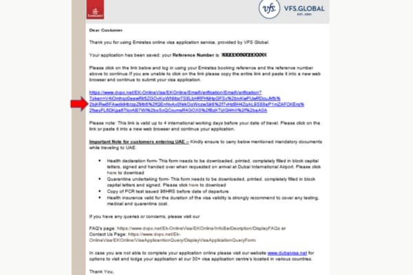 Thủ tục xin visa UAE online