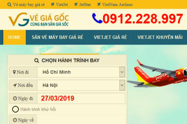 Trang đặt vé máy bay giá rẻ và uy tín