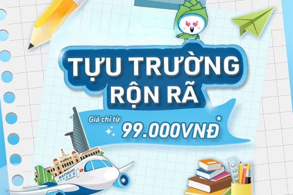 Ưu đãi 99k tưng bừng mùa tựu trường cùng Bamboo Airways