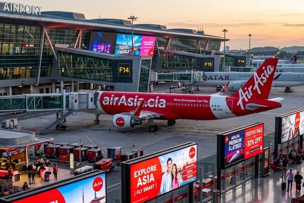 Ưu đ&atilde;i AirAsia: Giảm đến 40% ph&iacute; h&agrave;nh l&yacute; k&yacute; gửi đi Kuala Lumpur